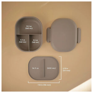 Lunchbox avec compartiments et couverts Sage 