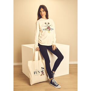 Oversize fleece sweatshirt Mickey voor volwassenen 