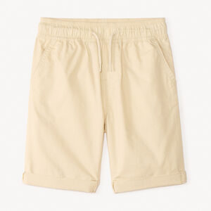 Bermuda uni in popeline voor jongens 