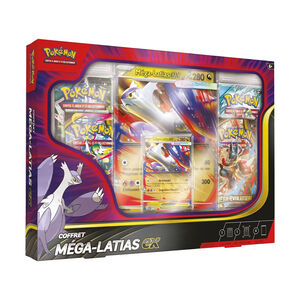 Coffret Pokémon 4 boosters Méga-Latias EX 