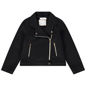 Perfecto in jacquard fleece met sherpa voering voor meisjes 