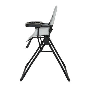 Chaise haute fixe et compacte Joséphine - Noire et Grise 