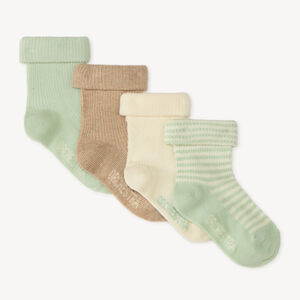Set van 4 paar gebreide sokken voor jongensbaby's 