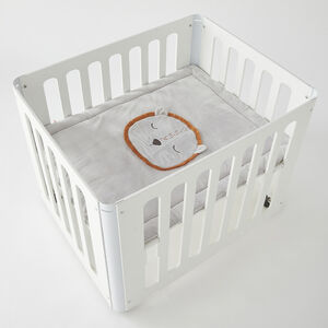 Parkligger 75X9cm- Veloudoux - Babou - Grijs 