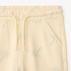 Korte set van 2 delen t-shirt + bermuda met jungleprint voor babyjongen 