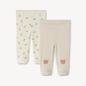 Set van 2 evoluerende boxershorts met berenmotieven voor baby's 