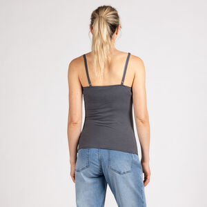 Débardeur d'allaitement uni à bretelles fines 