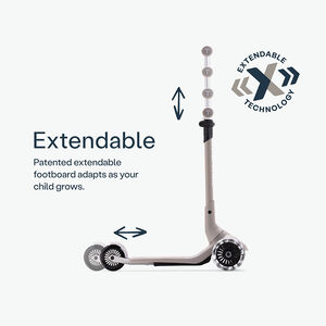 Trottinette 3 roues Xtend Mini+ scooter 2-9ans  Warm Grey 