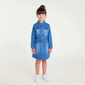 Jeans jurk met lange mouwen voor meisjes 