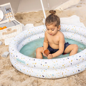 Piscine enfant 100cm Panthère beige 