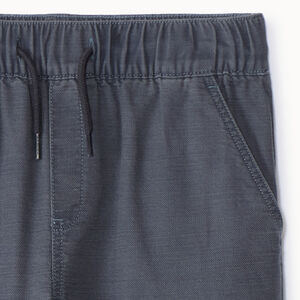 Jeansjogger cargo effen met zakken voor jongens 