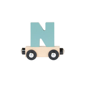 Houten "N" wagen - groen 