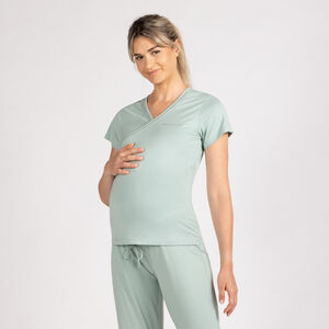 T-shirt d'allaitement avec jour échelle pour pyjama de grossesse 