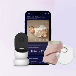 Babyfoon video Pack Dream Sock + Cam2 Dusty Rose 