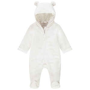 Roze skipak uit sherpa voor babymeisjes 