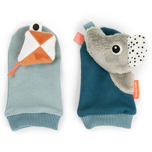 Speelse Sokjes met rammelaar Playground Blauw 