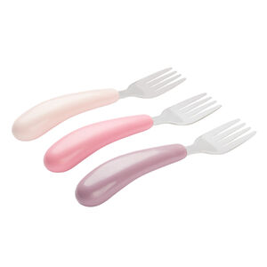 Set van 3 metalen vorken Miamix - Roze 