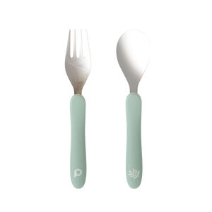 Set van lepel en vork Miamix - groen 