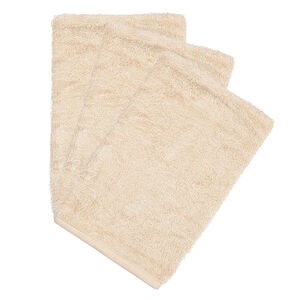 Gant de toilette éponge en bambou 3pcs Frosted Almond 
