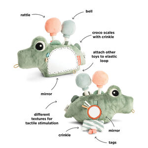 Miroir de sol d'éveil & d'activité Croco Vert 