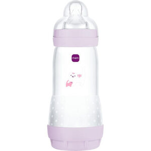 Zuigfles 320ml Easy Start Anti-Koliek Lila 4m+ 