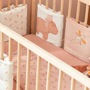 Set van 6 veloudoux spijlenbeschermers voor bed en box Popsie, Gigi & Louli 