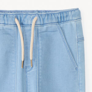 Jeansstijl jogger met zakken voor babyjongen 