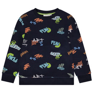 Sweatshirt met graffiti-print voor jongens 