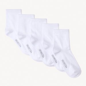 Lot de 5 paires de chaussettes unies pour garçon 