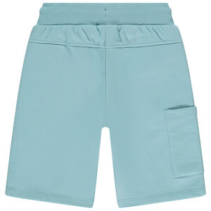 Bermuda met fleece en puff print jongens 