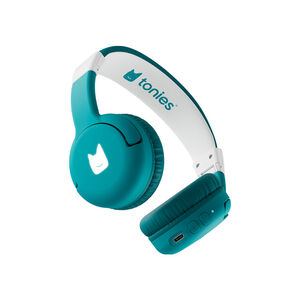 Casque Bluetooth pliable vert océan 