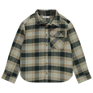 Lange geruite blouse voor jongen 