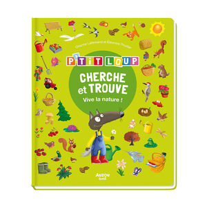 Boek FR "P'tit Loup cherche et trouve Vive la nature"  2jaar+ 
