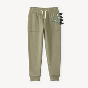 Joggingbroek voor jongens van fleece met speelse zak. 