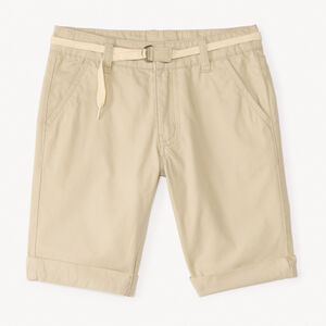 Uni shorts in canvas with lace belt for boys 