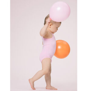 Set van 3 effen bodies met bretellen voor meisjes 