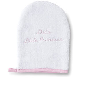 Badcape en washandje little princess 