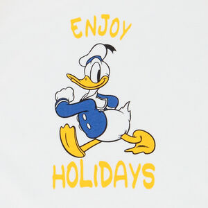 Korte pyjama in jersey print Donald Disney voor jongen 