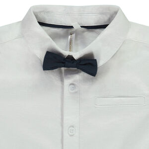 Chemise de cérémonie + nœud papillon pour bébé garçon 