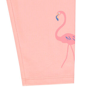 Corsaire effen met flamingo print voor meisjes 