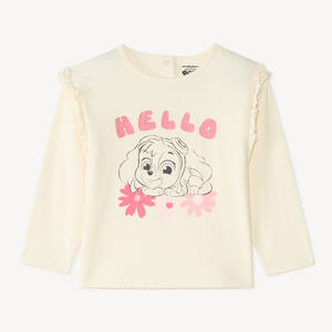T-shirt met lange mouwen voor babymeisjes met print van Stella Pat'Patrouille 