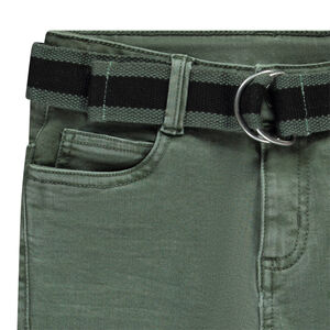 Jean droit avec ceinture amovible garçon 