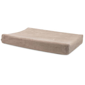 Housse matelas à langer Cloudy rib - Milky Coffee - 50x70 cm 