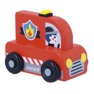 Houten Brandweerauto City Cross Roads 