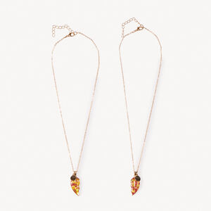 Set van 2 harten vriendschapskettingen voor meisjes 