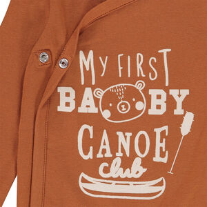 Set van 5 bodies met lange mouwen beer voor baby jongen 