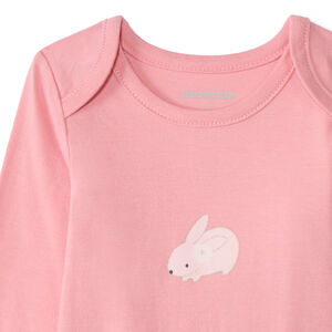 Set van 5 bodies met lange mouwen en fantasierijke sluitingen voor babymeisjes, verschillend per leeftijdsgroep 