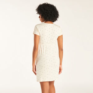 Nuisette manches courtes à pois pour femme 