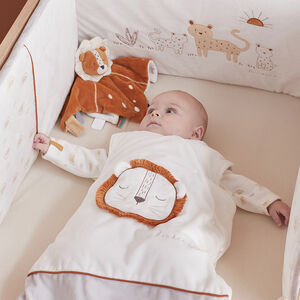 Gigoteuse sans manches en veloudoux Babou 70 cm - Bicolore 