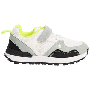 Baskets de sport à lacets élastique et velcro pour garçon  